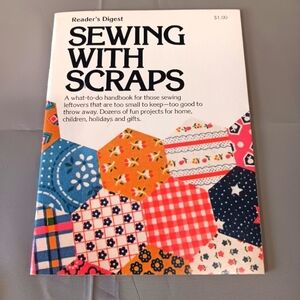 Reader's Digest Sewing With Scraps Booklet 1976 Holidays Gifts Children Home